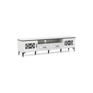 Meuble TV HELLOSHOP26 Meuble tv 180,5 x 35 x 46 cm pour télé j