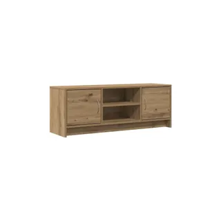 Meuble TV HELLOSHOP26 Meuble TV bois d'ingénierie avec espace