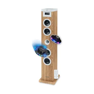 Enceinte Bluetooth EVIDENCE ACOUSTICS DS121CD 60W Bluetooth CD FM LED Bois