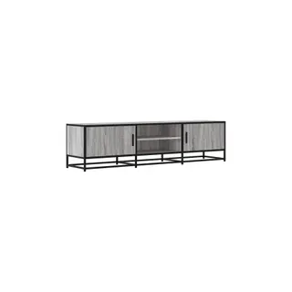 Meuble TV HELLOSHOP26 Meuble TV industriel avec grand rangemen