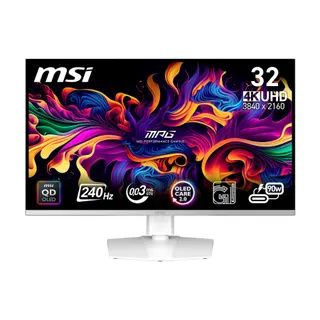 Ecran PC Gamer MSI MPG 321URXW 32" 4K 240Hz QD-OLED HDR True Black 400 HDMI 2.1 USB-C 90W