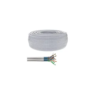 KOMELEC Câble Ethernet Cat 6 rigide blindé 500m