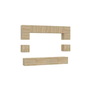 Meuble TV HELLOSHOP26 Ensemble de meubles armoire buffet TV té