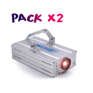 Jeu de lumières DISCO PRO 2 jeux lumi vert 40 mW rouge 80 mW