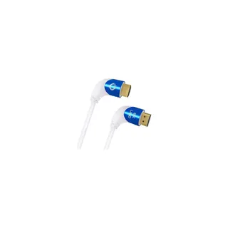 Câble HDMI OEHLBACH Shape Magic UHD 90 Blanc (1,5 m)