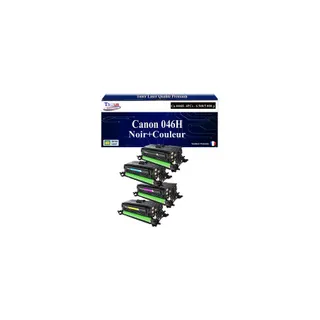 Toner T3AZUR pour Canon LBP653Cdw, 046H (x4)