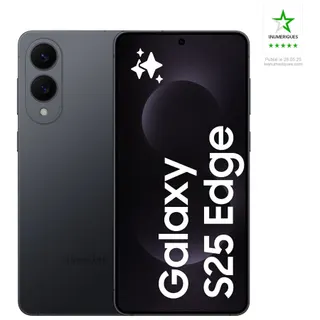 Smartphone SAMSUNG Galaxy S25 Edge Noir 256Go Reconditionné