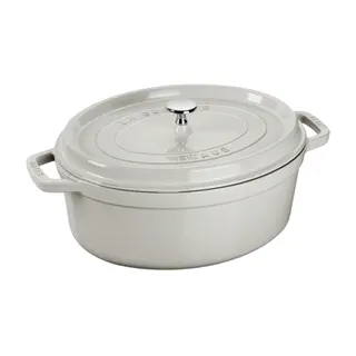 Cocotte STAUB 33 cm Truffe blanche fonte