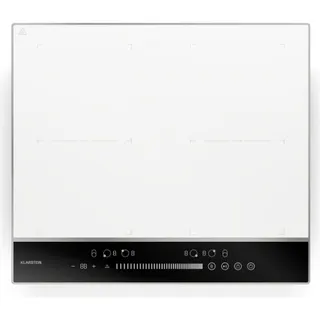 Plaque induction KLARSTEIN DualTone 4 zones 7200 W Blanc