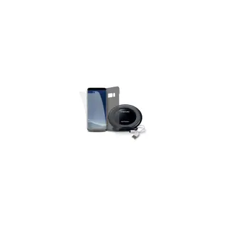 Pack SAMSUNG Coque S8, Pad à induction+Protège écran