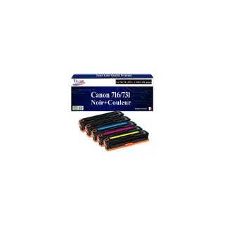 Toner T3AZUR pour Canon MF8280Cw 716 731 (x5)