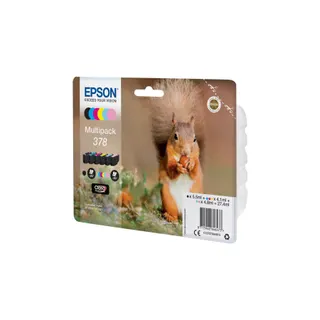Cartouche d'encre EPSON Pack Multipack 6 Originales 378 (Noir + 5 Couleurs) - C13T37884010