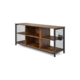 Meuble TV HELLOSHOP26 Meuble TV jusqu'à 65 pouces 140 x 40 x 6