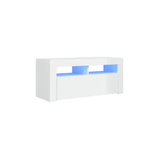 Meuble TV HELLOSHOP26 Meuble TV multimédia étagère télévision