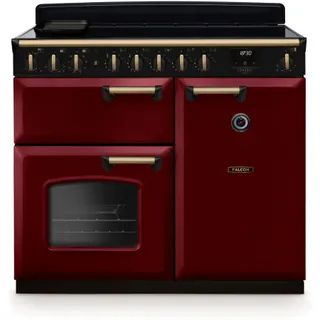 Piano de cuisson induction FALCON NGC TAB IND 100 CM BORDEAUX LAITON ANTIQ