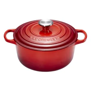 Cocotte LE CREUSET SIGNATURE Cerise diam24cm