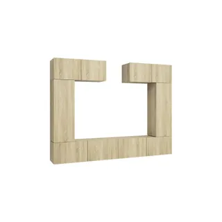 Meuble TV HELLOSHOP26 Ensemble de meubles armoire buffet TV té