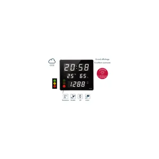 Capteur ORIUM Mesureur de CO2 & horloge Quaelis 18