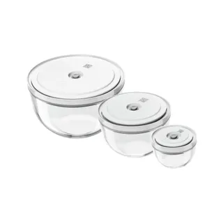 Boîte hermétique ZWILLING 3 bols en verre avec couvercle S-M-L