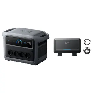 Batterie nomade ANKER SOLIX KIT C1000X G2+Alternator Charger