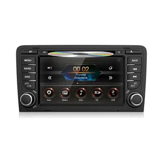 Autoradio connecté JUNSUN 7" pour AUDI A3 2003-2012 DVD CD 2Din BT