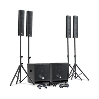 Pack sono BM SONIC Pack Sono DJ BMS-15-SLIM-BT 2400W Micros