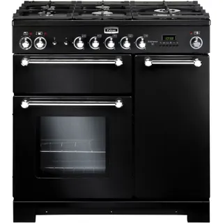 Piano de cuisson gaz FALCON KITCHENER 90 MIXTE NOIR CHROME