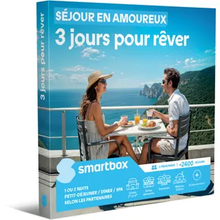 Coffret cadeau SMARTBOX Sejour en amoureux - 3 jours pour rever