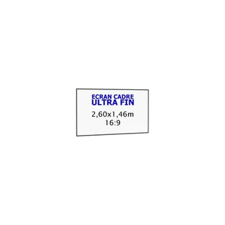 KIMEX cadre ultra-fin 2,60 x 1,46 m, 16:9