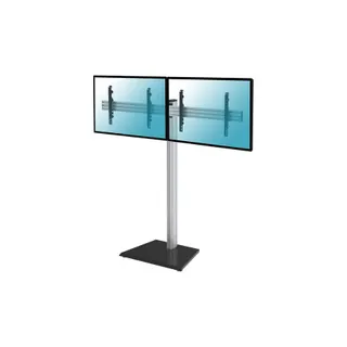 Pied TV KIMEX Support sur pied 2 écrans TV 50"- 55"
