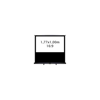 Ecran de projection KIMEX transportable 1,77 x 1,00 m, format 16:9