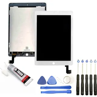 Ecran téléphone VISIODIRECT Vitre+LCD pour iPad Air 2 BLANC
