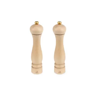 Duo moulins à poivre et sel PEUGEOT Clermont Bois Naturel 24cm