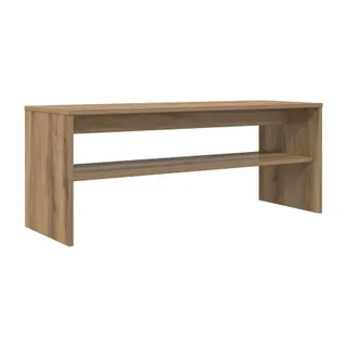 Meuble TV HELLOSHOP26 Meuble TV moderne rectangulaire rangemen