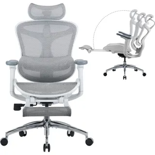 Fauteuil ergonomique SIHOO C300L JT chaise ergonomique blanc