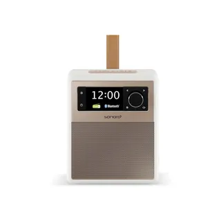 Radio réveil SONORO EASY Blanc (mat) - rosé