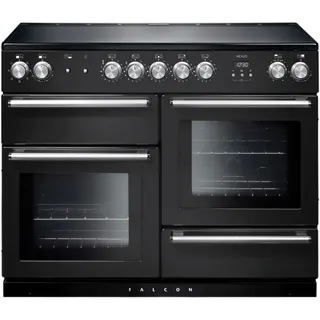 Piano de cuisson induction FALCON NEXUS 110 CHARBON Mat satiné CHROME