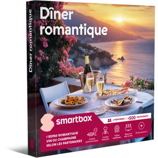 Coffret cadeau SMARTBOX Diner romantique