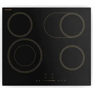 Plaque vitrocéramique KLARSTEIN Victoria 4 Zones 6600W 60cm Noir