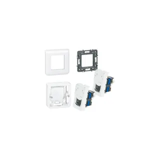Prise murale LEGRAND Kit 2 prises murales RJ45 Cat6 LEGRAND