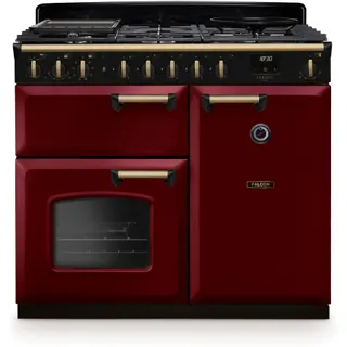 Piano de cuisson gaz FALCON NGC TAB GAZ 100 CM BORDEAUX LAITON ANTIQ