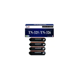 Toner T3AZUR Pour Brother TN325, TN-325 (x4)