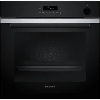 Four encastrable SIEMENS HR272GES3 - Pyrolyse - Chaleur pulsée - Ajout Vapeur - Porte froide - Rails télescopiques - iQ500