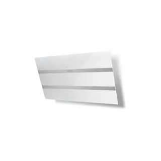 Hotte décorative murale inclinée FABER STEELMAX 800 BLANC/INOX