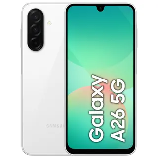 Smartphone SAMSUNG Galaxy A26 Blanc 128Go 5G