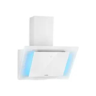 Hotte décorative murale inclinée KLARSTEIN Eleonora 60 cm 426 m³/h CEE A++ blanc
