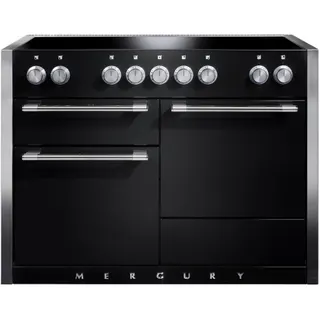 Piano de cuisson gaz FALCON Semi Pro MERCURY 120 NOIR MAT INOX POLI