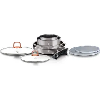 Batterie de cuisine BERLINGER HAUS Moonlight Induction Poignée Amovible