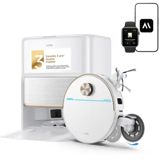 Robot Aspirateur Laveur MOVA V70 Ultra Complete Blanc