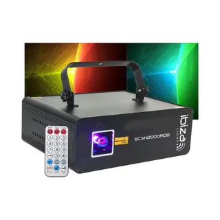 Jeu de lumières IBIZA Laser - Ibiza Light SCAN2000RGB - 5 ou 3
